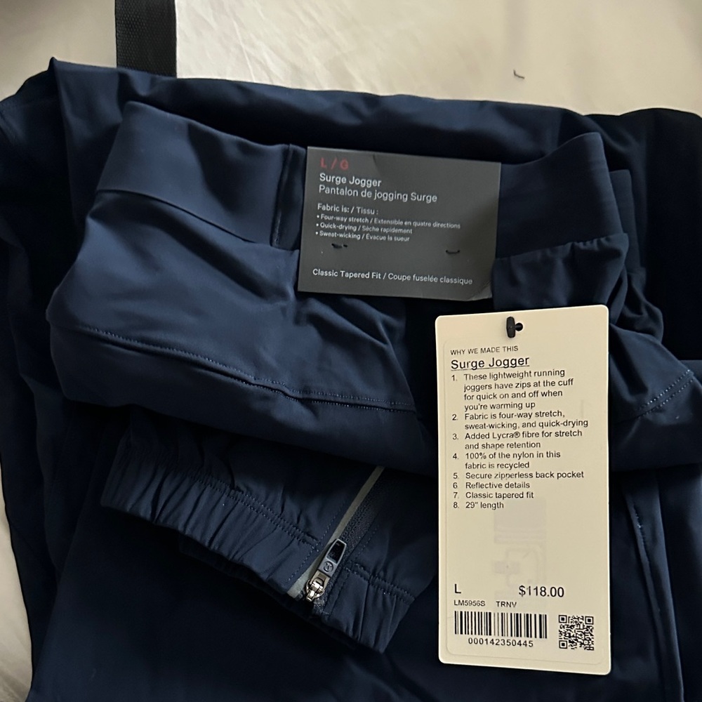 lululemon athletica Men's Surge Jogger - Deep Blue